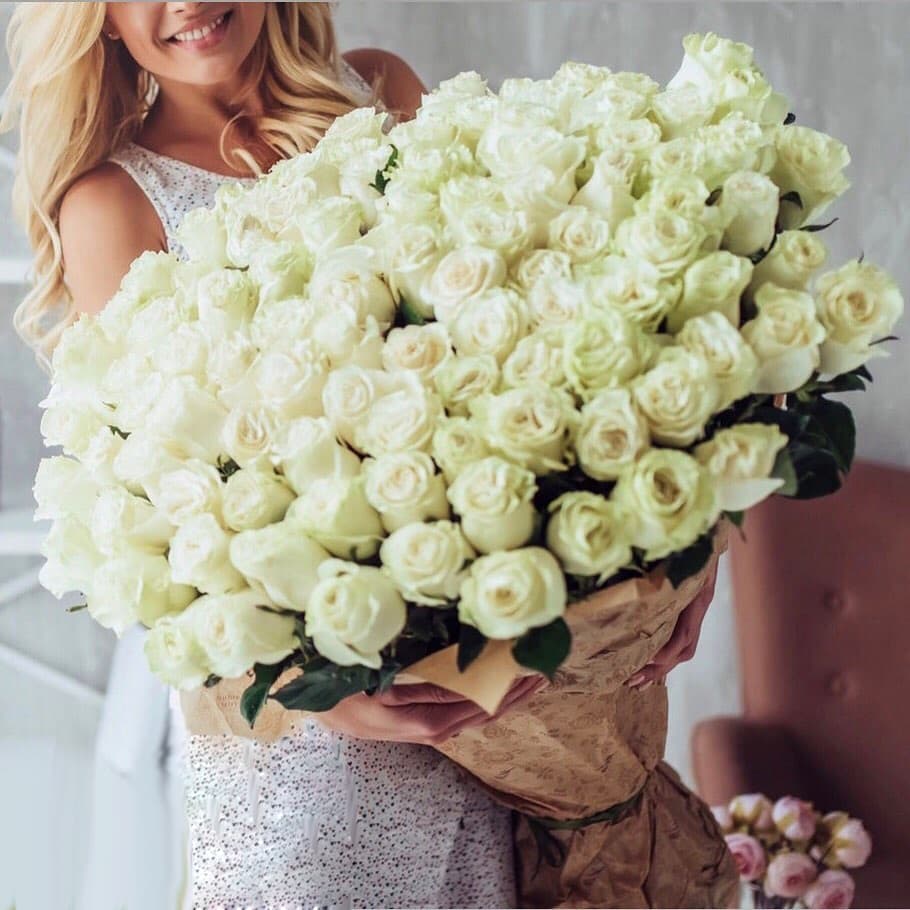 101 роза 80 см — купить в Краснодаре