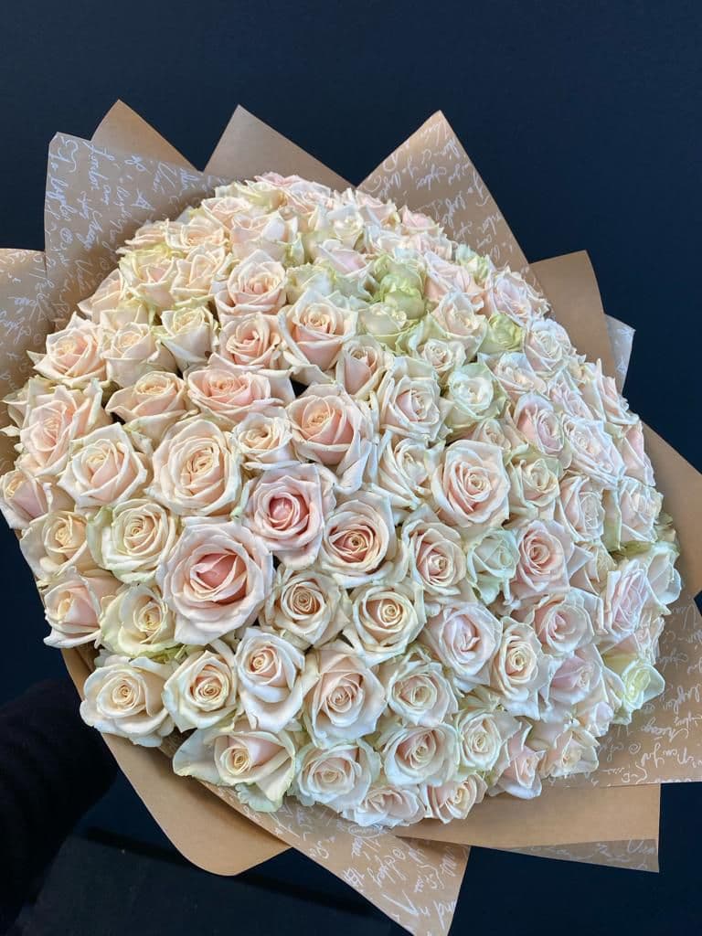 101 роза нежно розовая — фото 3 — купить в Краснодаре — фото 3