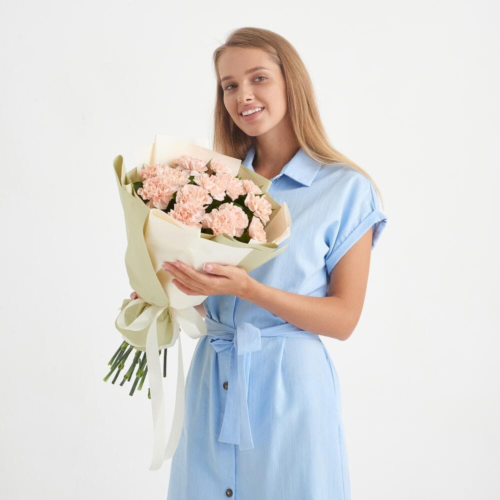 15 кремовых диантусов — фото 4 — купить в Сочи — фото 4