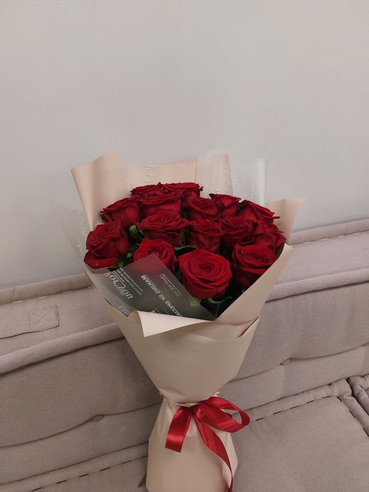 15 роз (цвет на выбор) — фото 2 — купить в Волгограде — фото 2