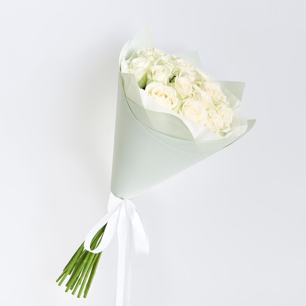 19 белых роз — фото 3 — купить в Волгограде — фото 3