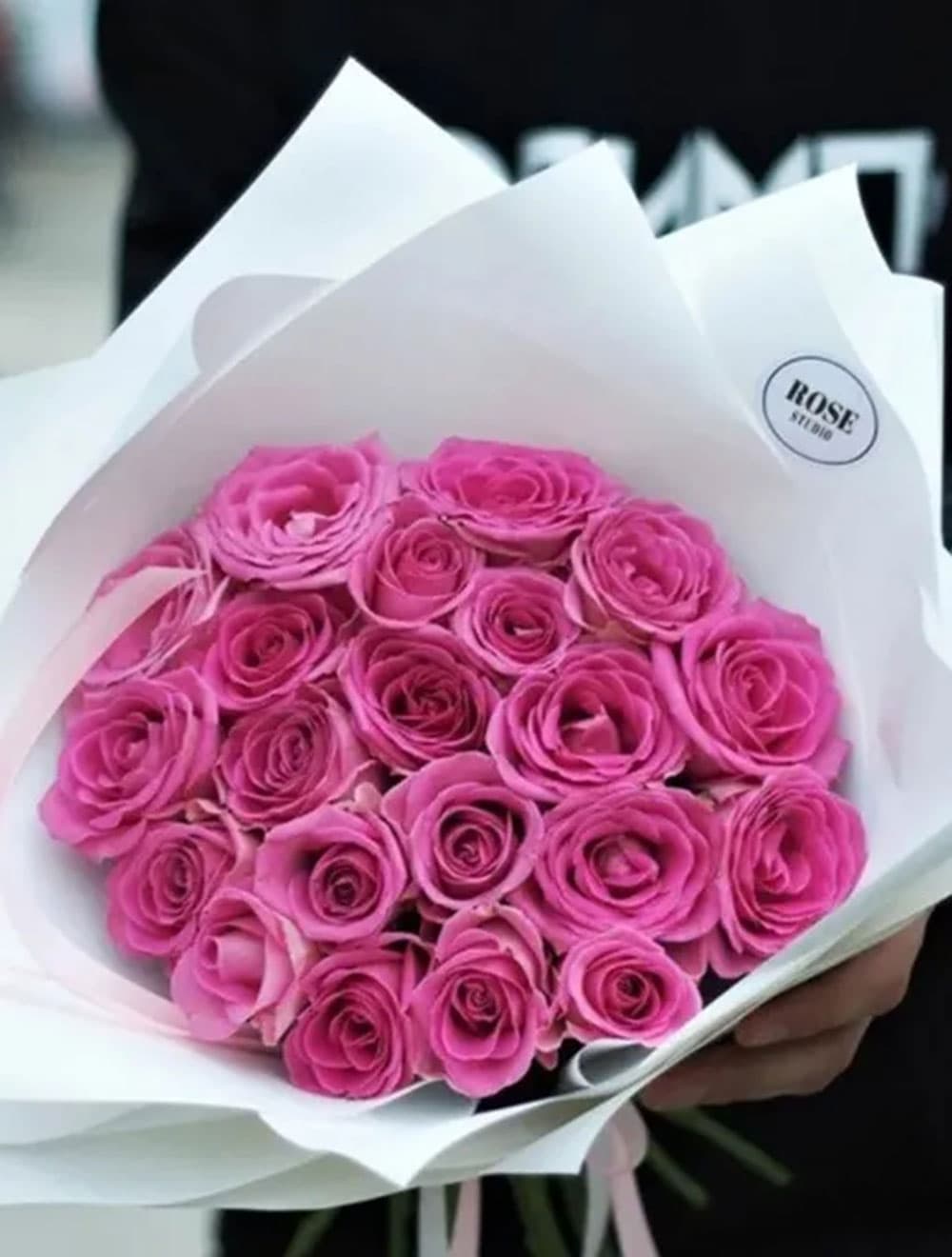21 розовая роза — фото 1 — купить в Сочи