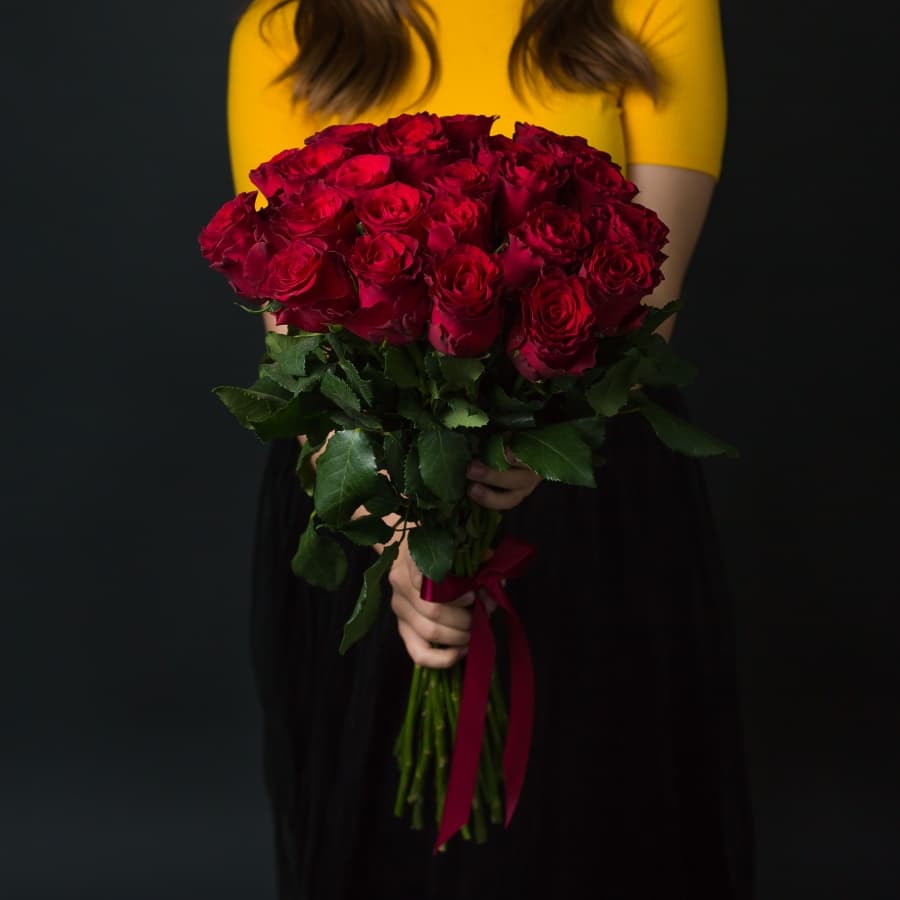 25 роз Ред Наоми 50см — фото 3 — купить в Сочи — фото 3