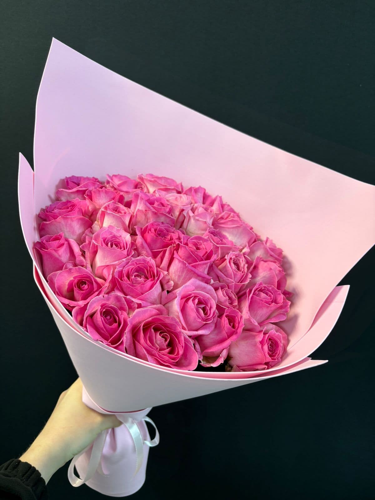 31 роза 40 см розовая — купить в Краснодаре