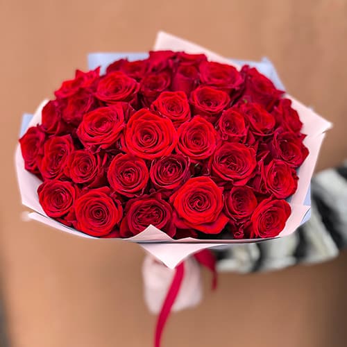 35 роз (цвет на выбор) — фото 3 — купить в Сочи — фото 3