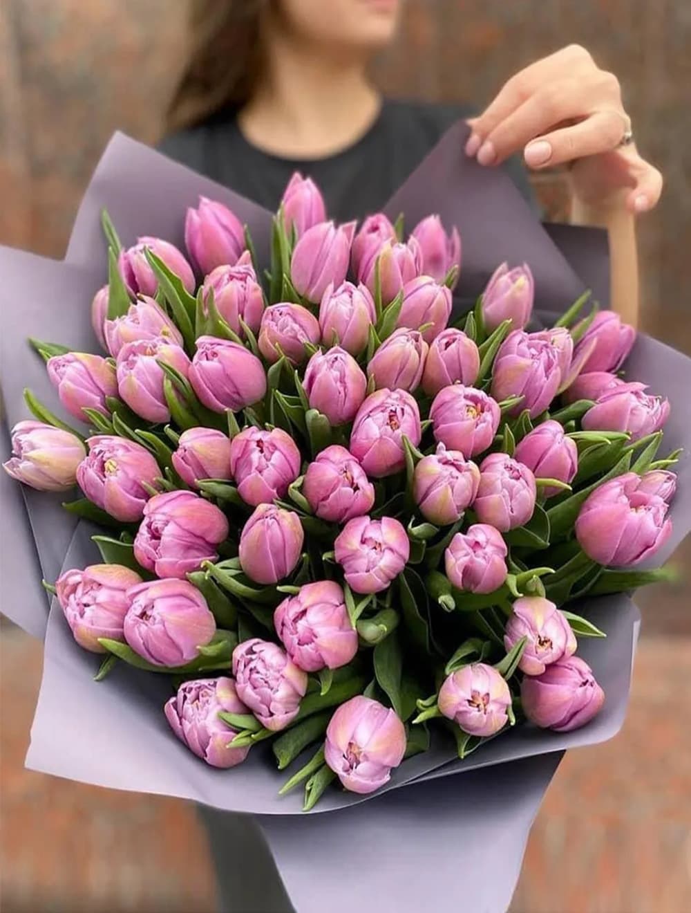 45 тюльпанов "Rose"