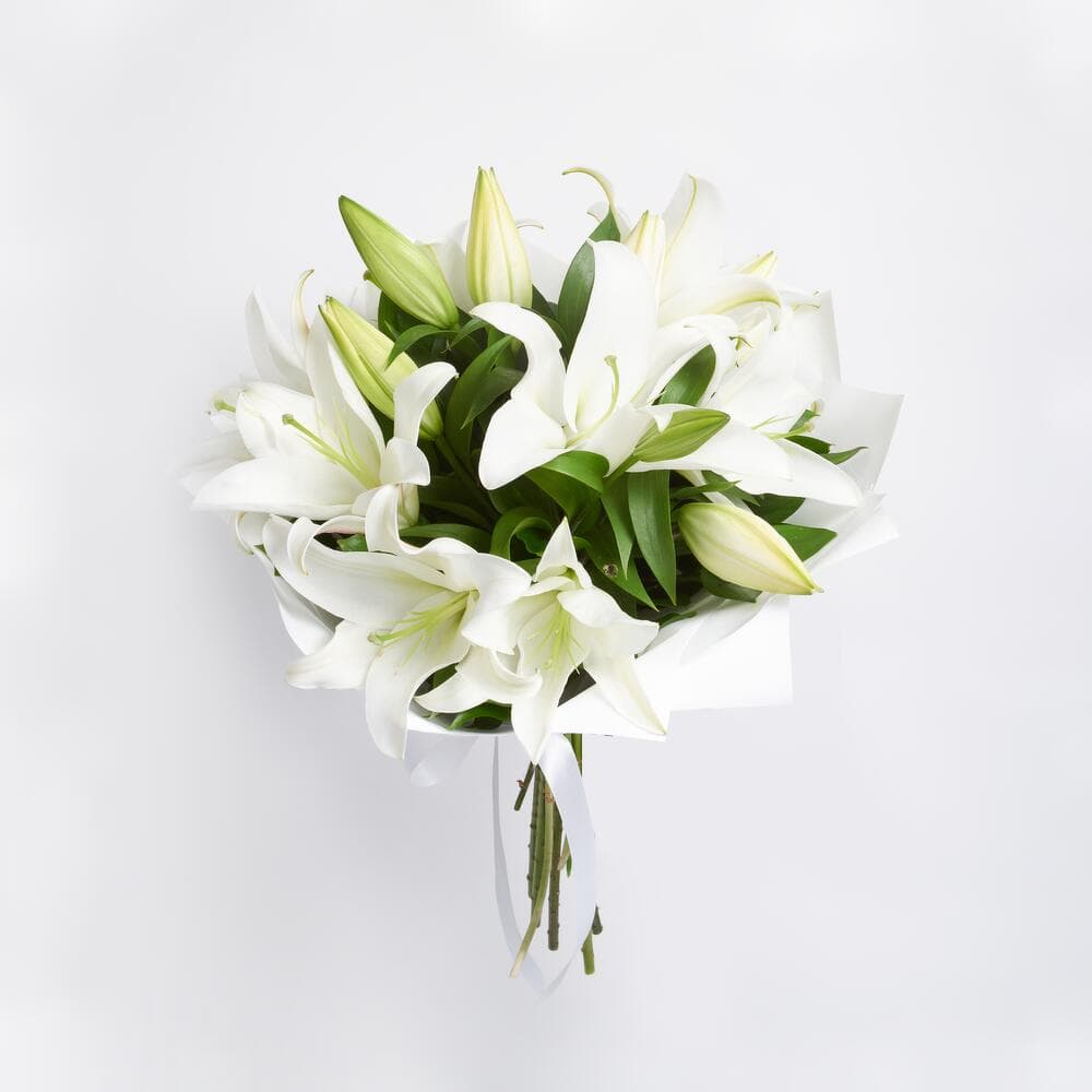 5 белых лилий — фото 3 — купить в Краснодаре — фото 3