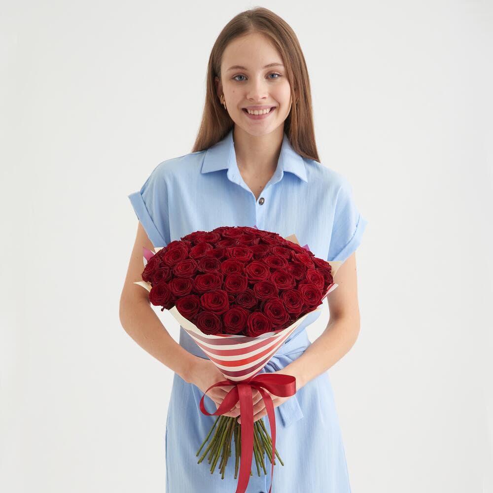 51 красная роза — фото 3 — купить в Волгограде — фото 3