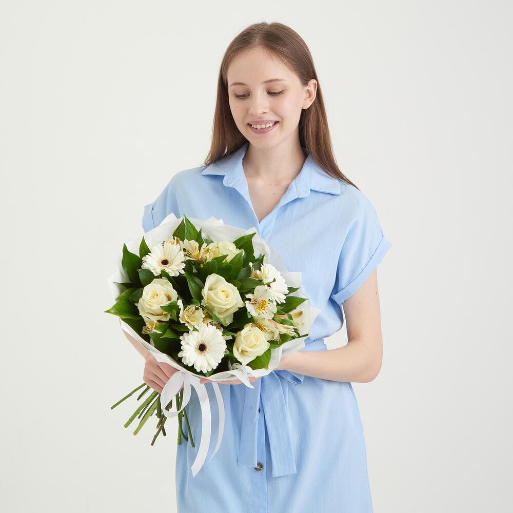 Белый букет — фото 5 — купить в Краснодаре — фото 5