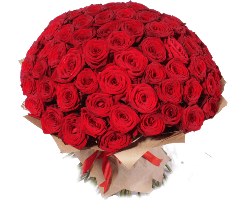 Букет - 101 роза Гран При — купить в Ростове-на-Дону — фото 2