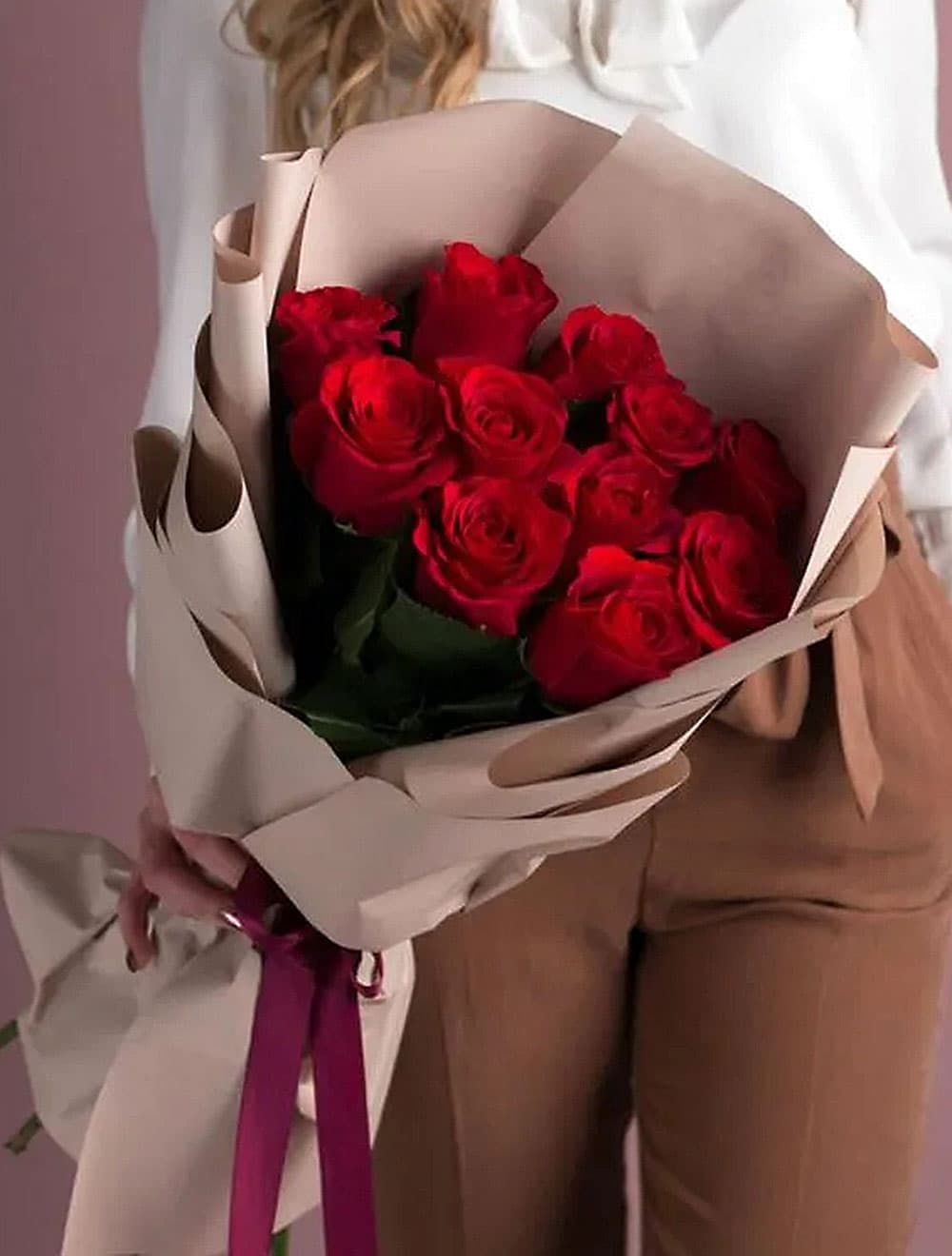 Букет 11 роз Эквадор — купить в Краснодаре