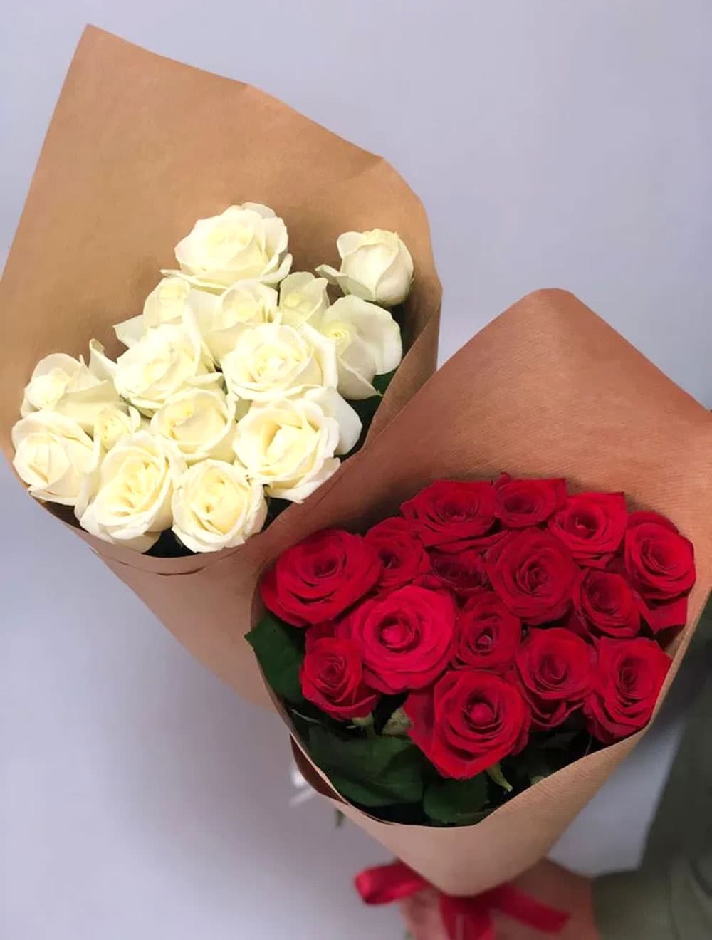 15 роз (цвет на выбор) — купить в Ростове-на-Дону