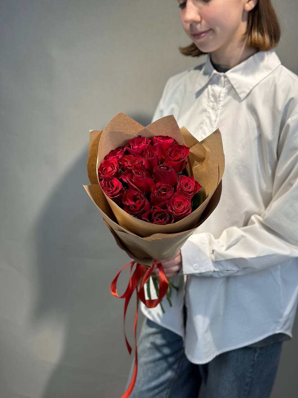 15 роз Кения PREMIUM — купить в Ростове-на-Дону