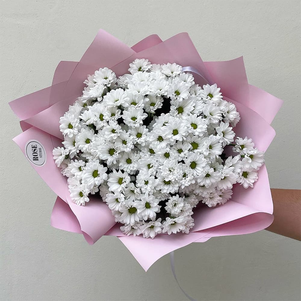 Букет из 19 хризантем — купить в Ростове-на-Дону