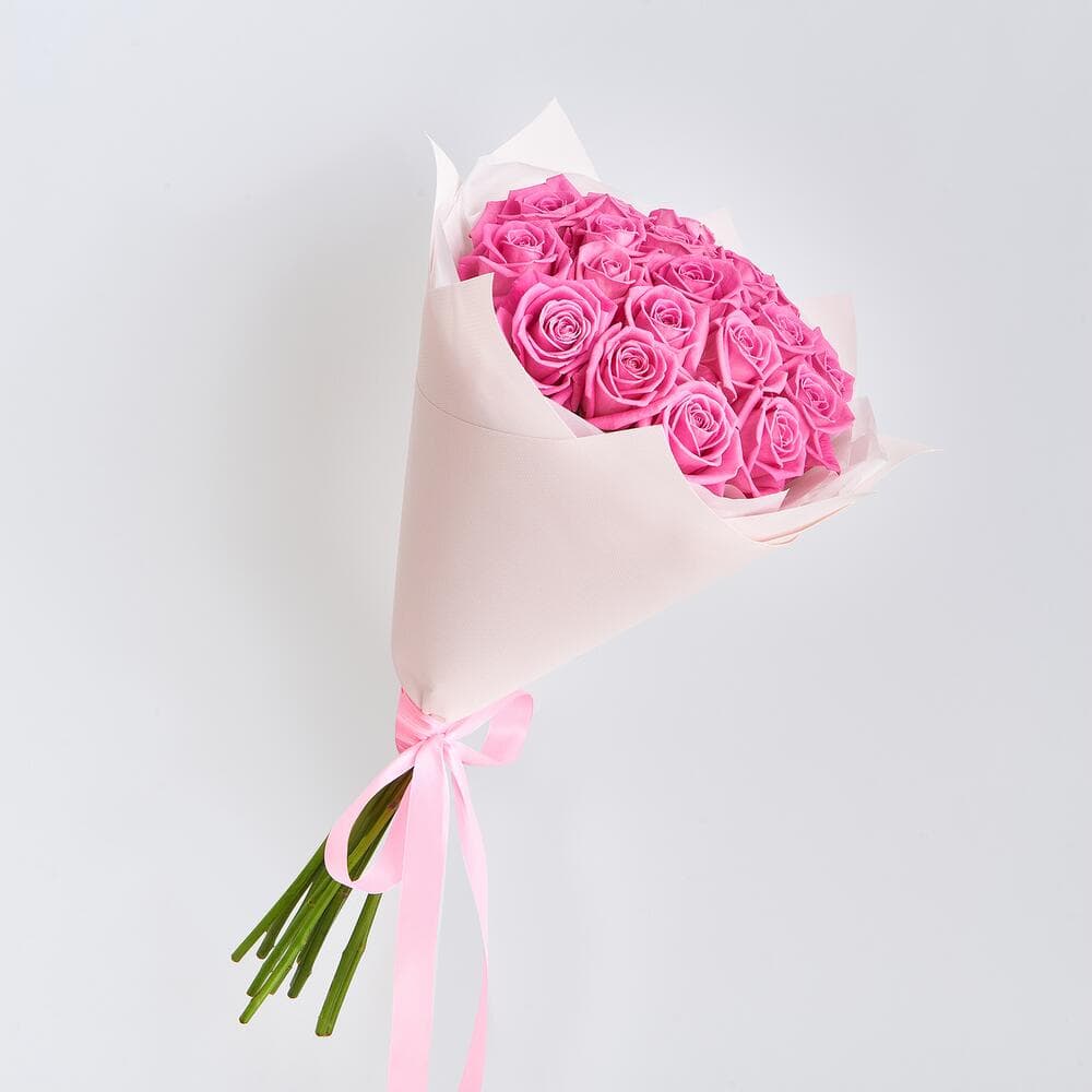 19 розовых роз — купить в Ростове-на-Дону — фото 3
