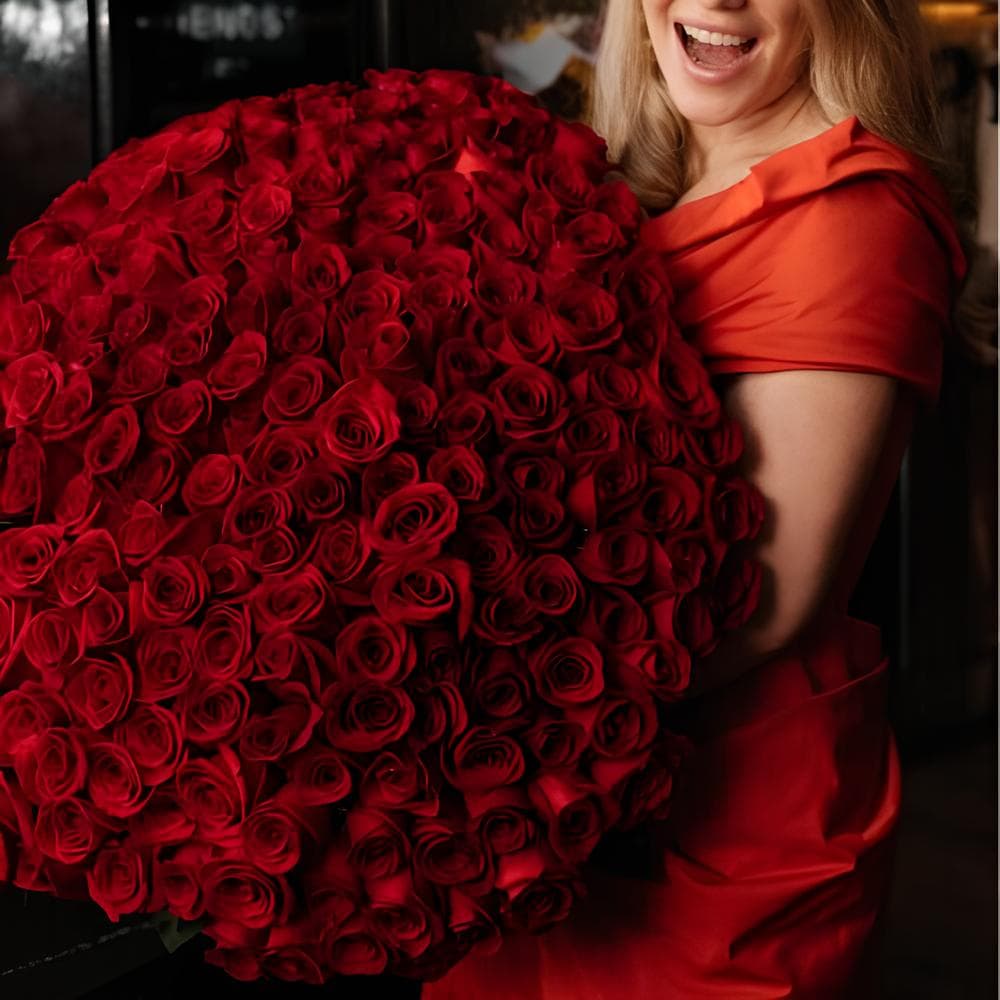 201 красная роза Голландия 80 см — купить в Ростове-на-Дону — фото 2