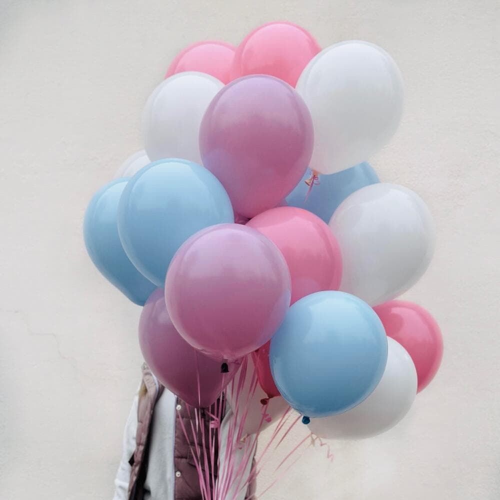 25 шаров в пастельных тонах