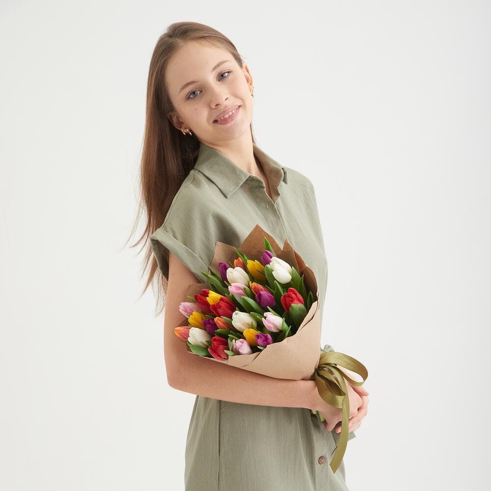 Микс из 25 тюльпанов — купить в Ростове-на-Дону — фото 3