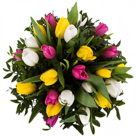 Букет из 25 тюльпанов «Весенний микс» — купить в Ростове-на-Дону