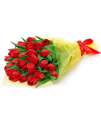 Букет "Марино" из 25 тюльпанов — купить в Ростове-на-Дону