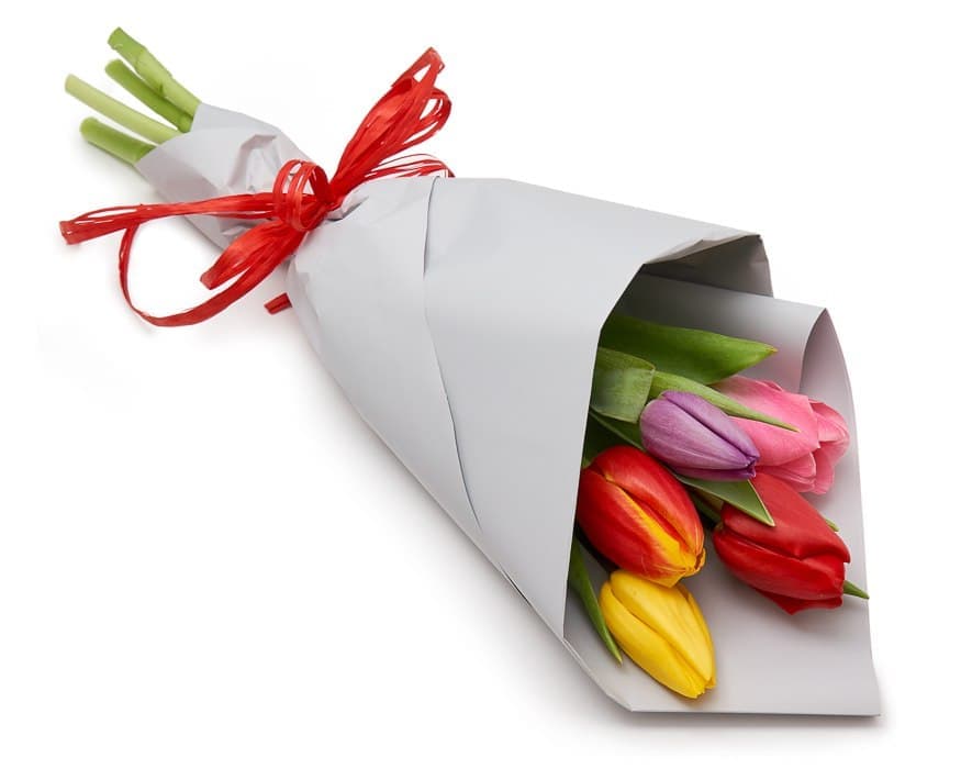 Микс из 5 тюльпанов — купить в Ростове-на-Дону