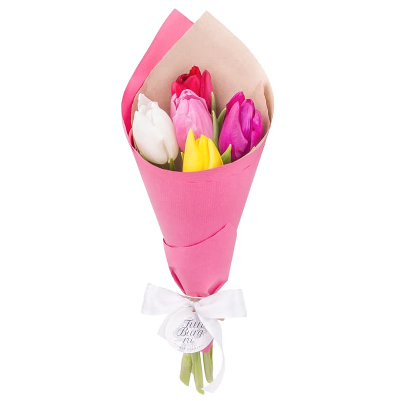 5 тюльпанов
