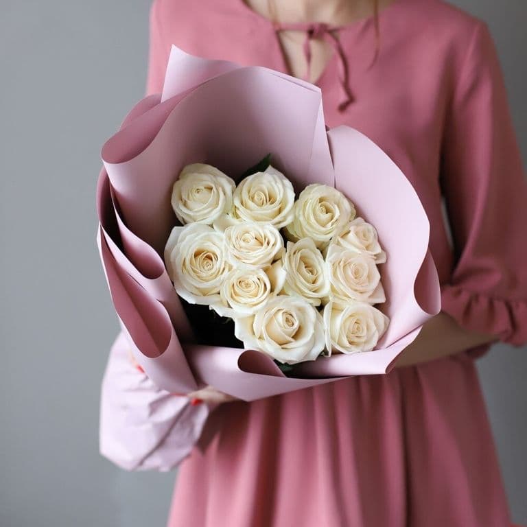 Букет белых роз — купить в Волгограде