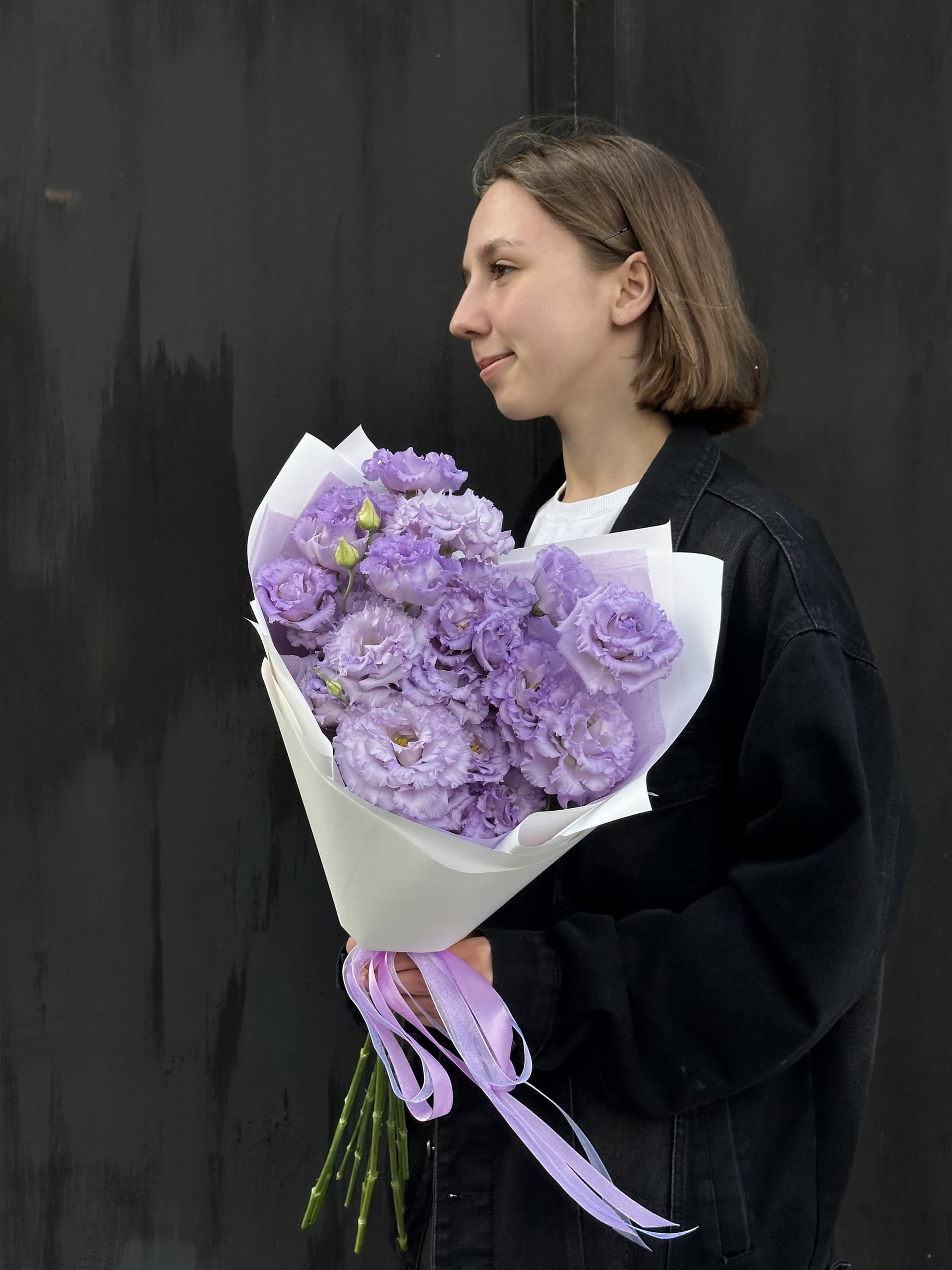 Букет эустомы фиолетовый — купить в Ростове-на-Дону