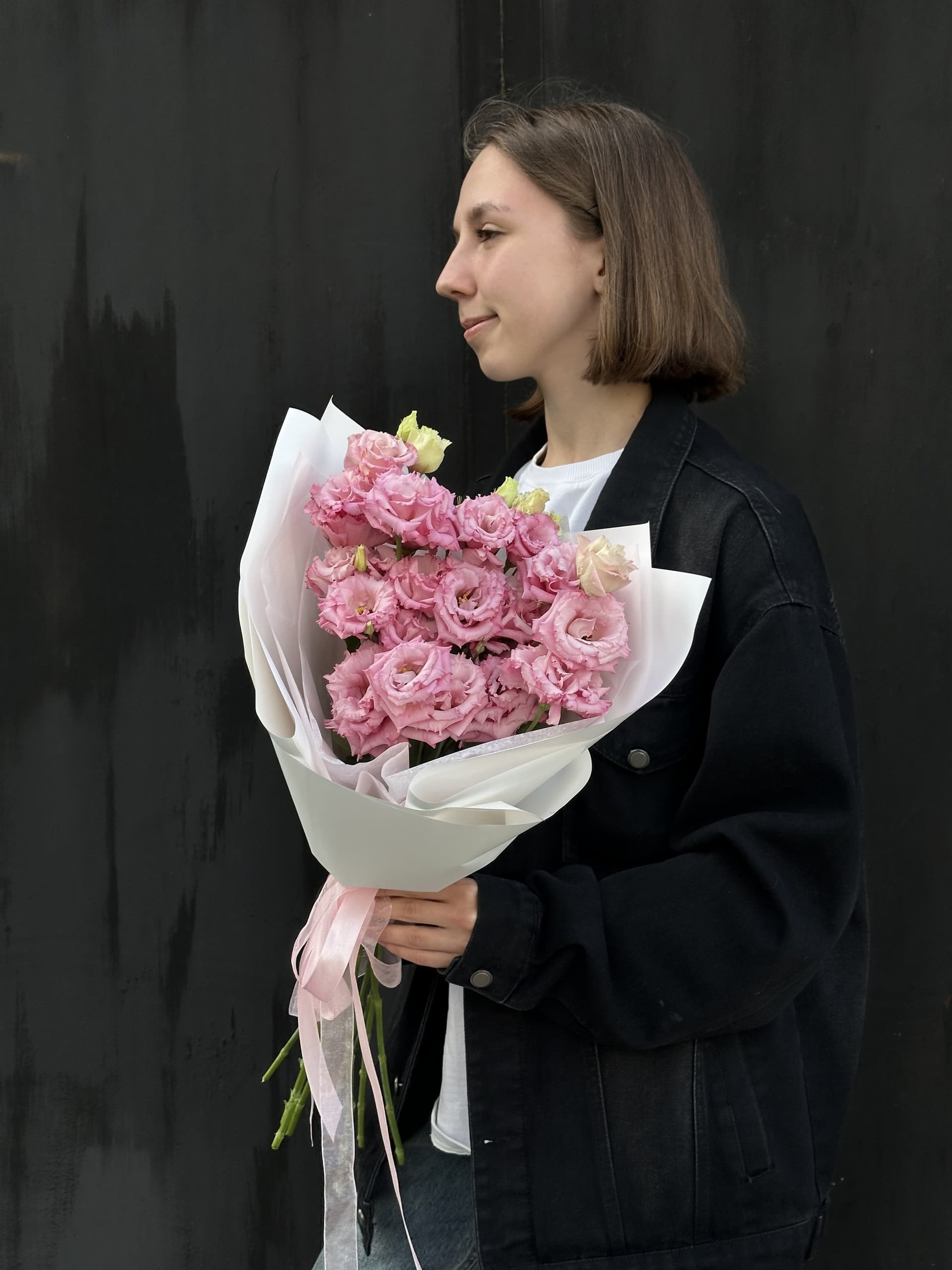 Букет эустомы розовый — купить в Ростове-на-Дону