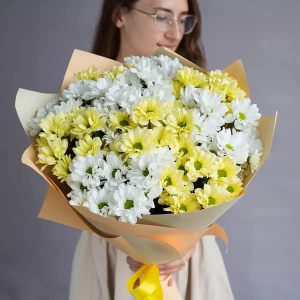 Букет "Фантазия ромашек" — фото 2 — купить в Краснодаре — фото 2