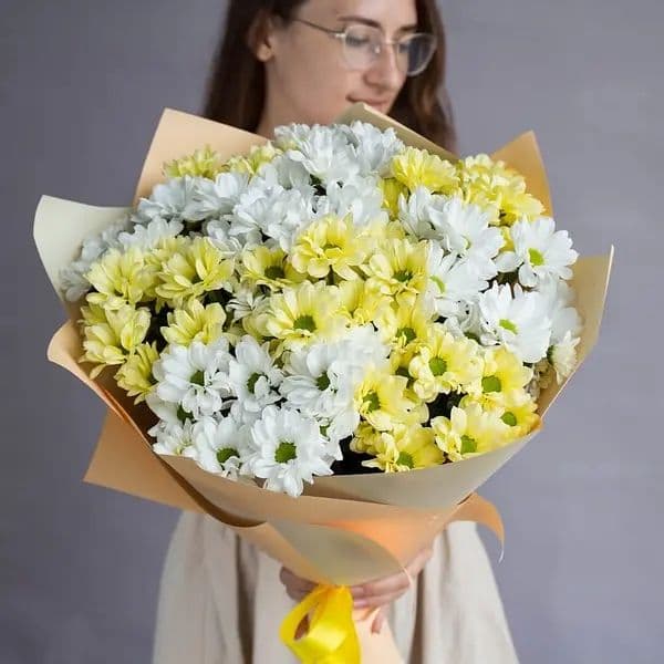 Букет "Фантазия ромашек" — купить в Ростове-на-Дону — фото 2
