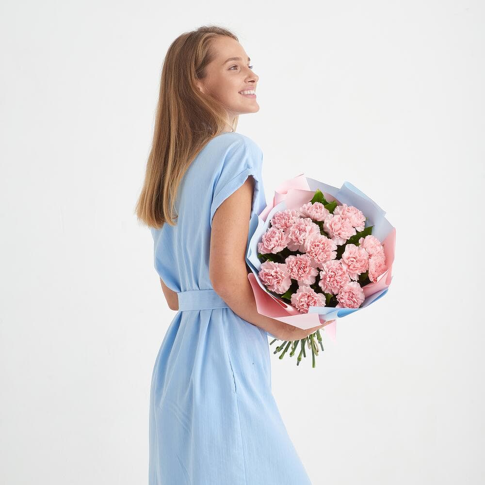 Букет из 15 диантусов — фото 5 — купить в Волгограде — фото 5