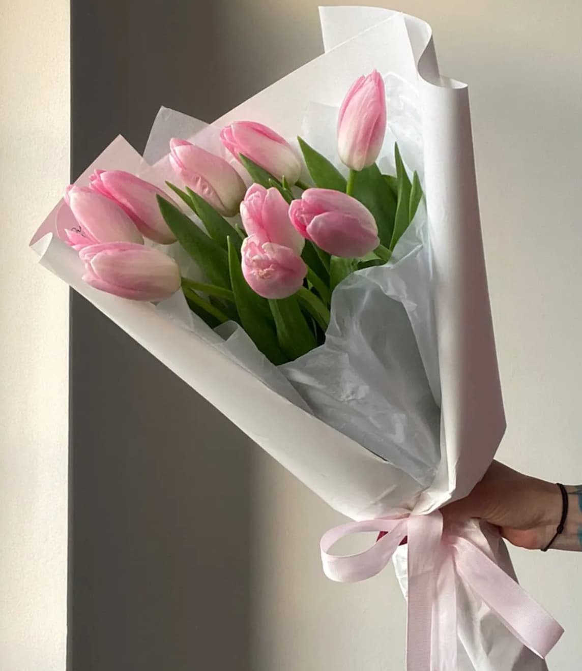 Букет из 9 тюльпанов