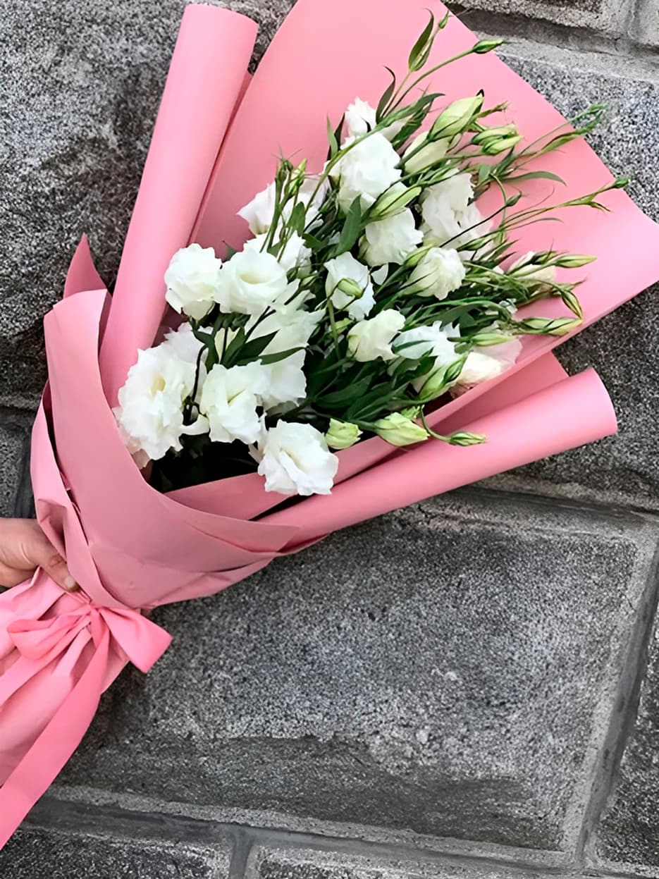 Букет из эустомы "Самая красивая" — купить в Краснодаре