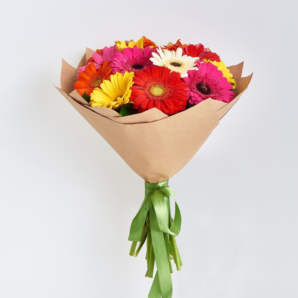 Букет из гербер "Дарю настроение!" — фото 2 — купить в Краснодаре — фото 2