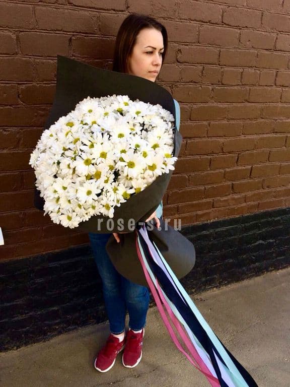 Букет из хризантем "Black" — купить в Краснодаре