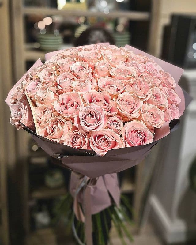 Букет из нежных роз — купить в Ростове-на-Дону