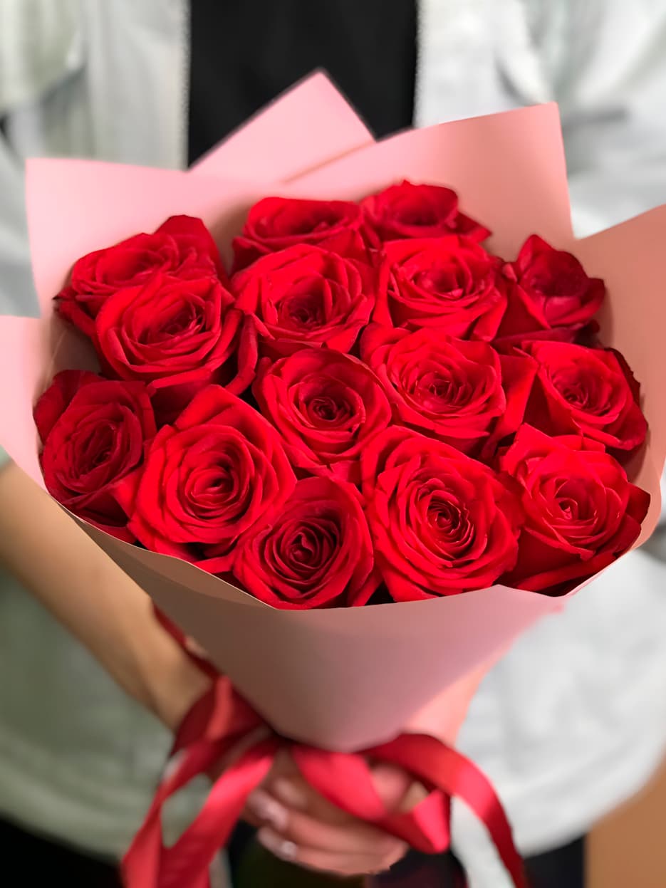 Букет из роз 50 см — купить в Краснодаре