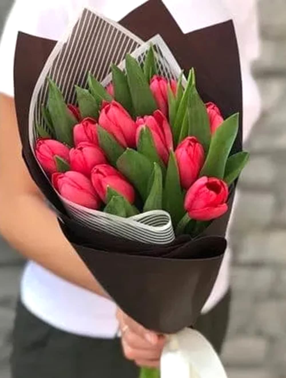 Букет "Комплимент" (цвет на выбор) — купить в Волгограде