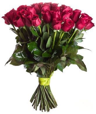 БУКЕТ "КРАСИВЫЙ КОМПЛИМЕНТ" ИЗ 25 ГОЛЛАНДСКИХ РОЗ 100 СМ — купить в Волгограде