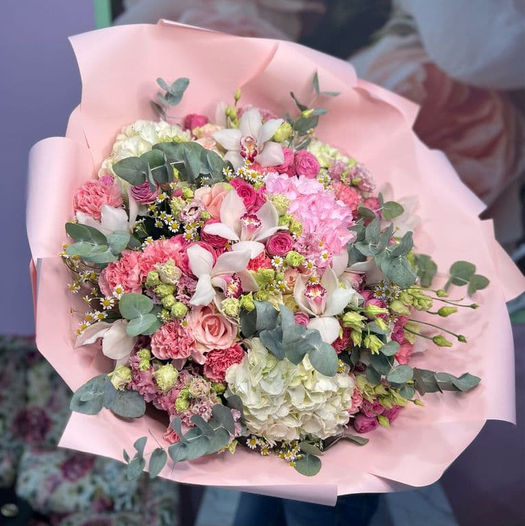 Букет "Летняя мозаика" — фото 1 — купить в Волгограде