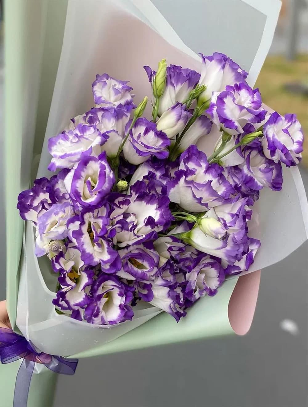 Букет махровых эустом (цвет на выбор) — фото 3 — купить в Сочи — фото 3