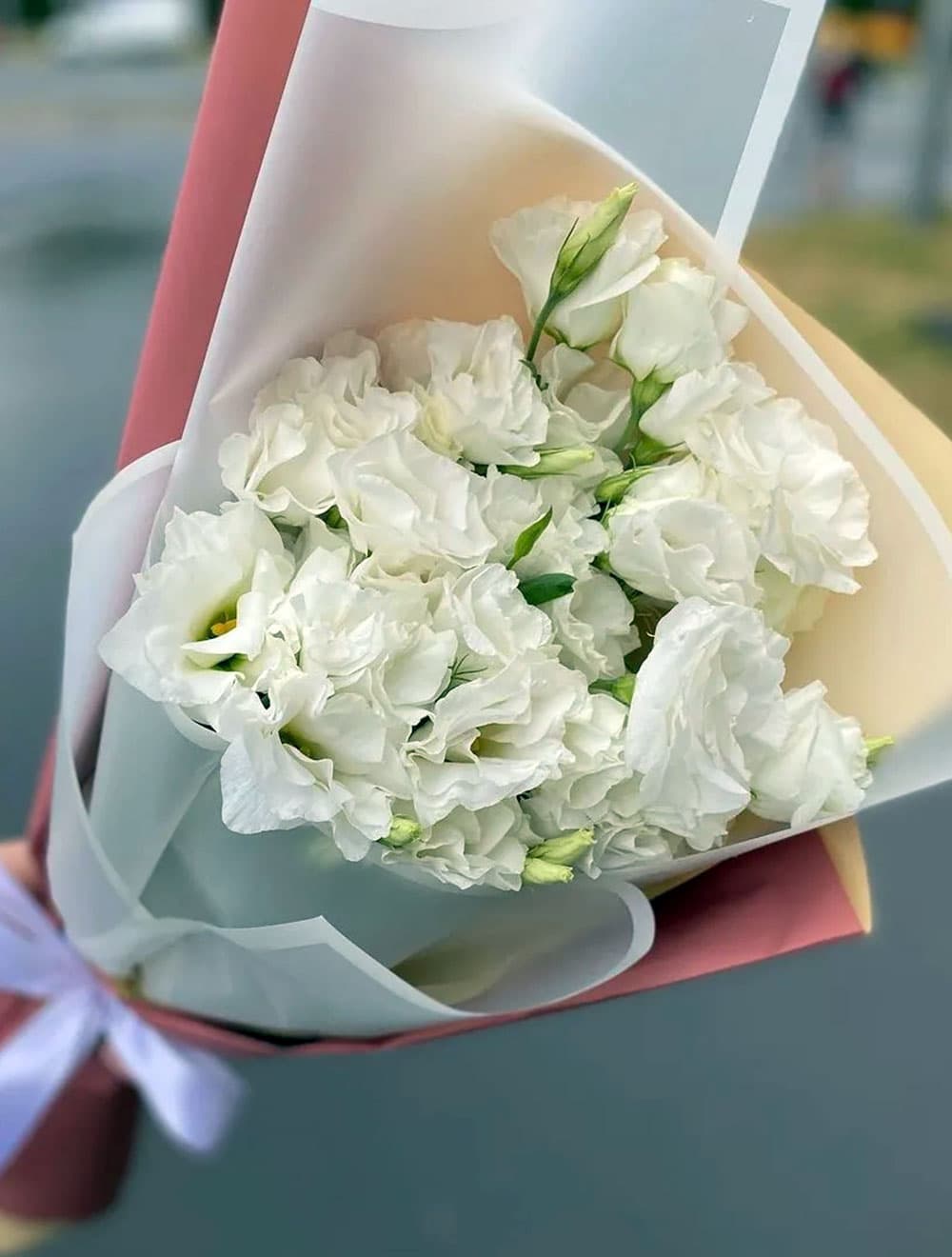 Букет махровых эустом (цвет на выбор) — фото 5 — купить в Сочи — фото 5