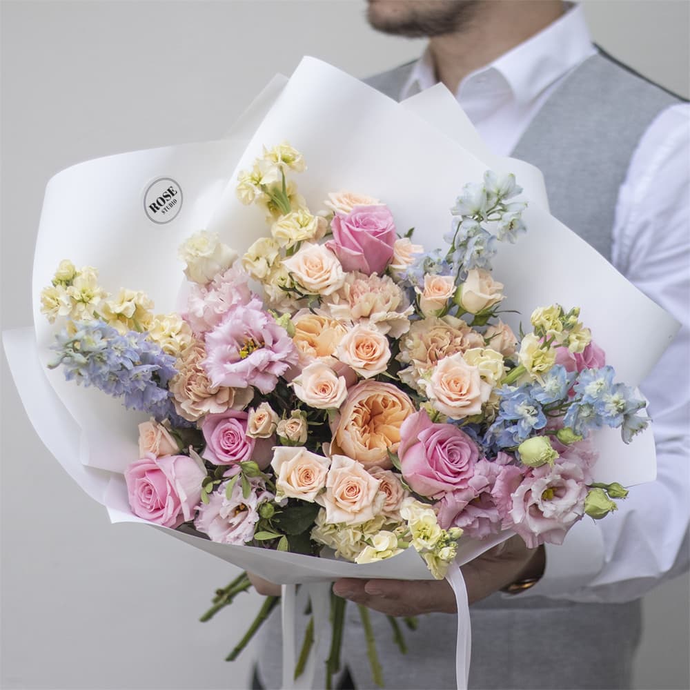 Букет "Нежная акварель" — фото 2 — купить в Волгограде — фото 2