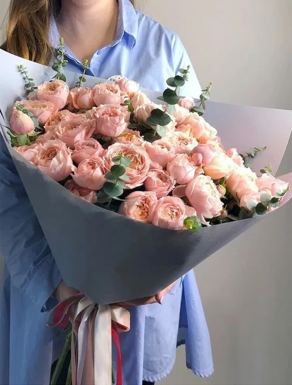 Букет пионовидных джулле — фото 1 — купить в Сочи