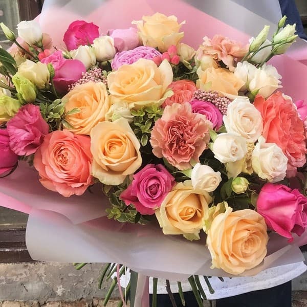 Букет "Розовая пудра" — фото 3 — купить в Краснодаре — фото 3