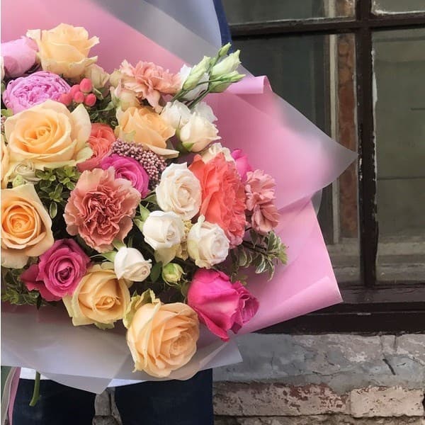 Букет "Розовая пудра" — фото 4 — купить в Краснодаре — фото 4