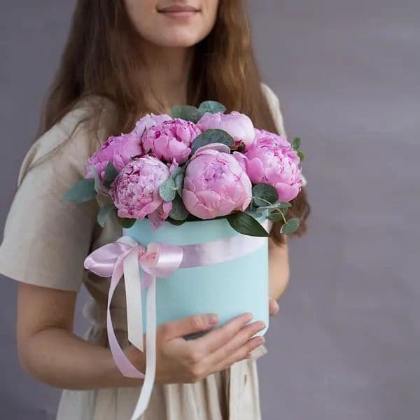 Букет "Розовая шляпка" — купить в Ростове-на-Дону — фото 2