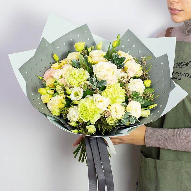 Букет в светлых тонах — купить в Ростове-на-Дону