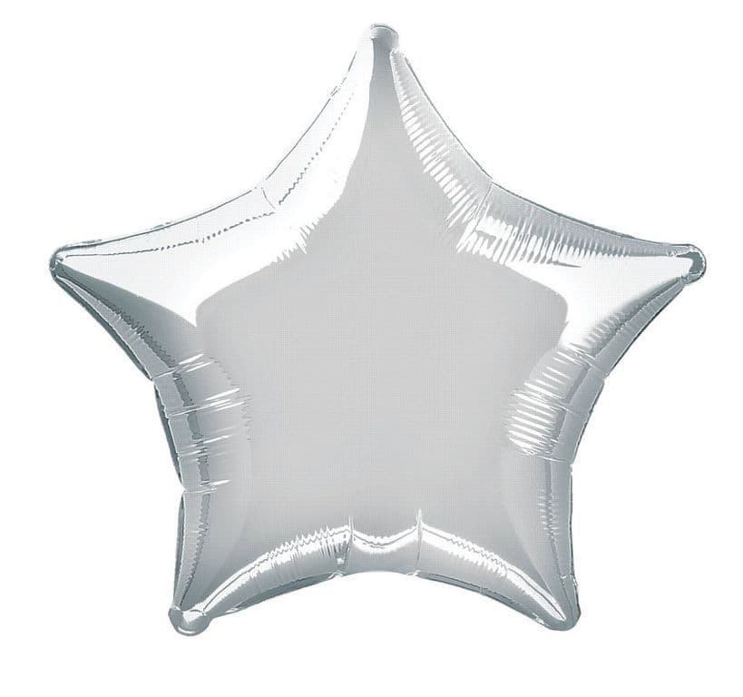 Фольгированный шар-звезда в ассортименте
